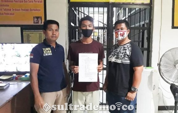 Pelaku penghina suku Tolaki diamankan Tim Siber Dit Reskrimsus Kepolisan daerah (Polda) Sulawesi Tenggara (Sultra)